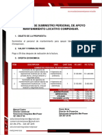 Propuesta Personal de Mant Compensar PDF