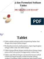 Corn Str- Lactose 200 meshPenggeringanPencampuran akhir- Mg. Stearate- TalcPengayakan keringPencetakan tabletPengemasanPenyimpananEvaluasi hasilKesimpulan17