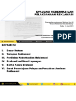 Evaluasi Keberhasilan Pelaksanaan Reklamasi PDF