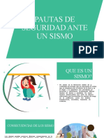 Pautas de seguridad ante sismos