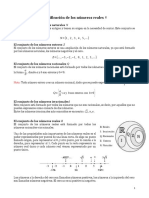 Clasificación y Propiedades de Los Números Reales R