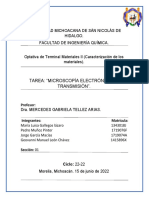 Microscopía Electrónica de Transmisión