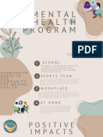 MENTAL HEALTH PROGRAMS IN OUR COMMUNITY