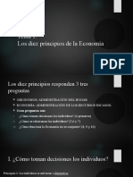 Tema 1. Los Diez Principios de La Economía