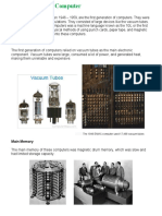 ICT Assigment-Generation of Computer