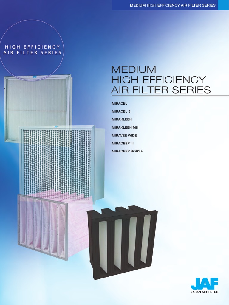 JAF Medium High Efficiency Filters | PDF