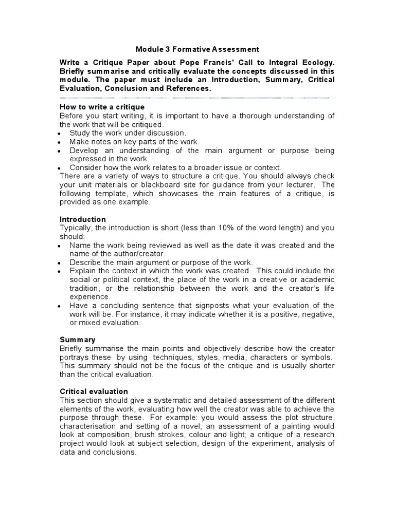 14 Module 3 Formative Assessment | PDF | Evaluation | Science