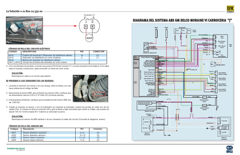 Diagnóstico y Pruebas del Sensor ABS | PDF | Sistema de freno ...