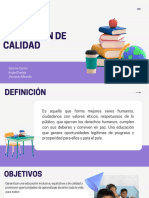 Educación de Calidad PDF