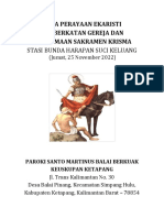 Liturgi Berkat Gereja & Krisma Keluang