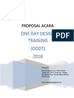 Proposal One Day Design Training