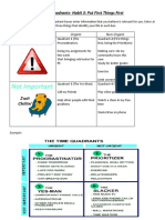 Worksheet 4 My Time Quadrant 1