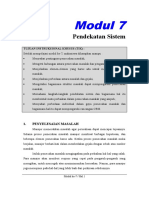 Modul Ke 7 Pendekatan Sistem