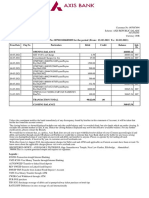 Axis Bank account statement for Jai Parkash