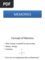 Unit V - Memories - V