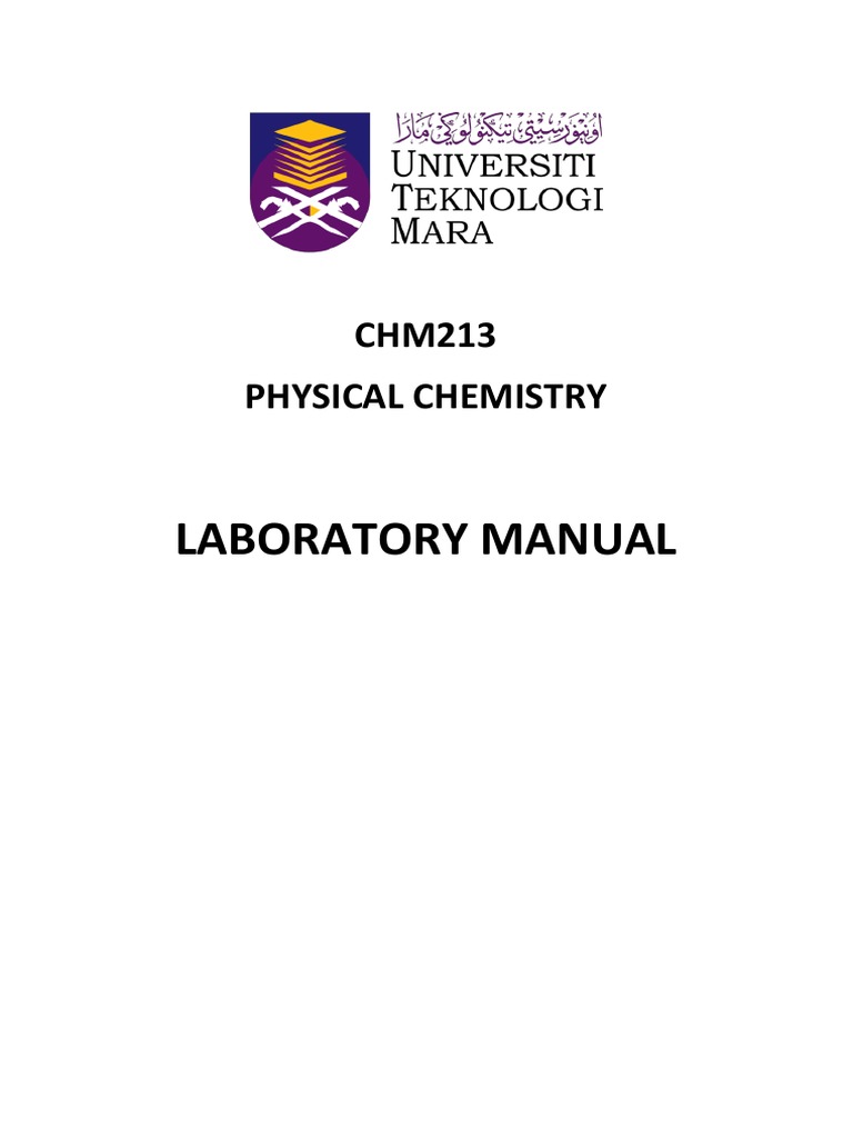Lab Manual CHM213_2022 PDF