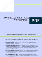 Materiales industriales y sus propiedades clave