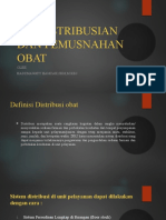 Pendistribusian Dan Pemusnahan Obat