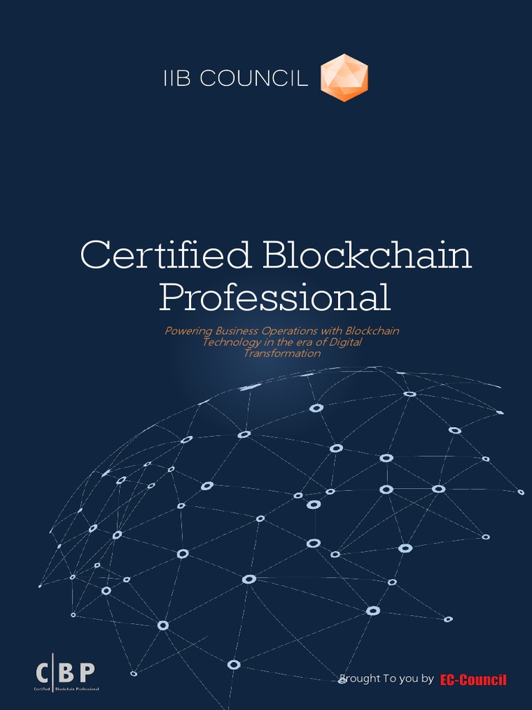 Certified Blockchain Professional Training | PDF | Cryptocurrency | Bitcoin