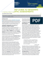 GUIDE NO31 - A Step by Step Guide To Designing More Authentic Assessments PDF