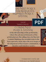 Communist Police SystemReligious Inspired Police System Yamson 2B PDF