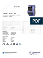 Invertek Drives ODP-2-24150-3KF42-MN Datasheet PDF