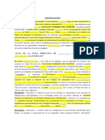 JD Emisión Obligaciones Quirografarias (Condiciones) (Plantilla)