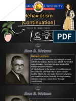 Lesson 6 - Behaviorism Continuation PDF