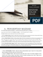 Kuliah Minggu 1 Fiqh Muqarin Mazhab Dalam Islam