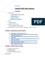 How To Get Started With Datascience