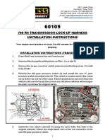 700 R4 Transmission Lock-Up Harness Installation Instructions