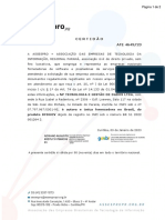 Assespro - NP Tecnologia - DFDGOV - VC 27 06 2023 - Carta de Exclusividade - 4649-23 - Autenticada PDF