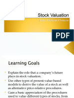 Stock Valuation Models and Techniques