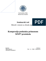 Kompresija Podataka Primenom MNP7 Metoda 1 PDF