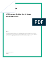 HPE ProLiant BL460c Gen10 Server Blade User Guide-A00018554en - Us PDF