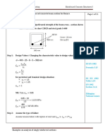 Example On Analysis of Singly Reinforced Beam Sections PDF