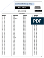 Mock Test-05 - Solutions PDF