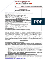Criminal Procedure Code (CRPC) Renaissance Law College Notes PDF