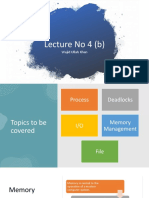 Lecture No 4 (B)