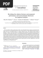 2008- PeterM.clarkson- Revisiting the Relation Between Environmental Performance and Environmental Disclosure an Empirical Analysis