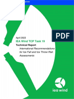 Task 19 Technical Report On International Recommendations For Ice Fall and Ice Throw Risk Assessments PDF