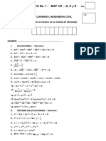 PRACTICA No 1 MAT 101 - MARZO - 2023, ACT.-1 PDF