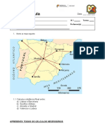 Distâncias entre cidades espanholas e portuguesas
