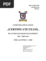 Word Processing 2005-2021 Kcse Computer Studies Practical | PDF ...