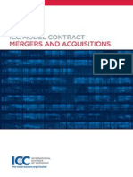 ICC Model Mergers and Acquisitions Contract - Model Contract PDF