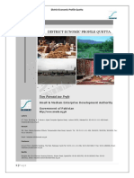 District Profile of Quetta 2021 PDF