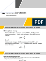 Pert. 3 - Konsep Dasar Statistik Survei Sampel PDF