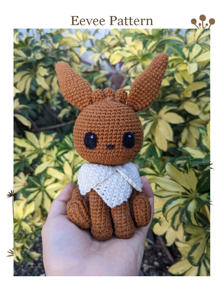 Eevee Crochet Pattern Instructions | PDF