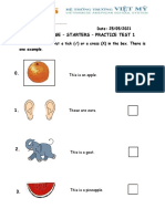 Starters Practicetest 1 25.05