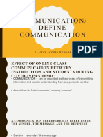 Communication PPT Research